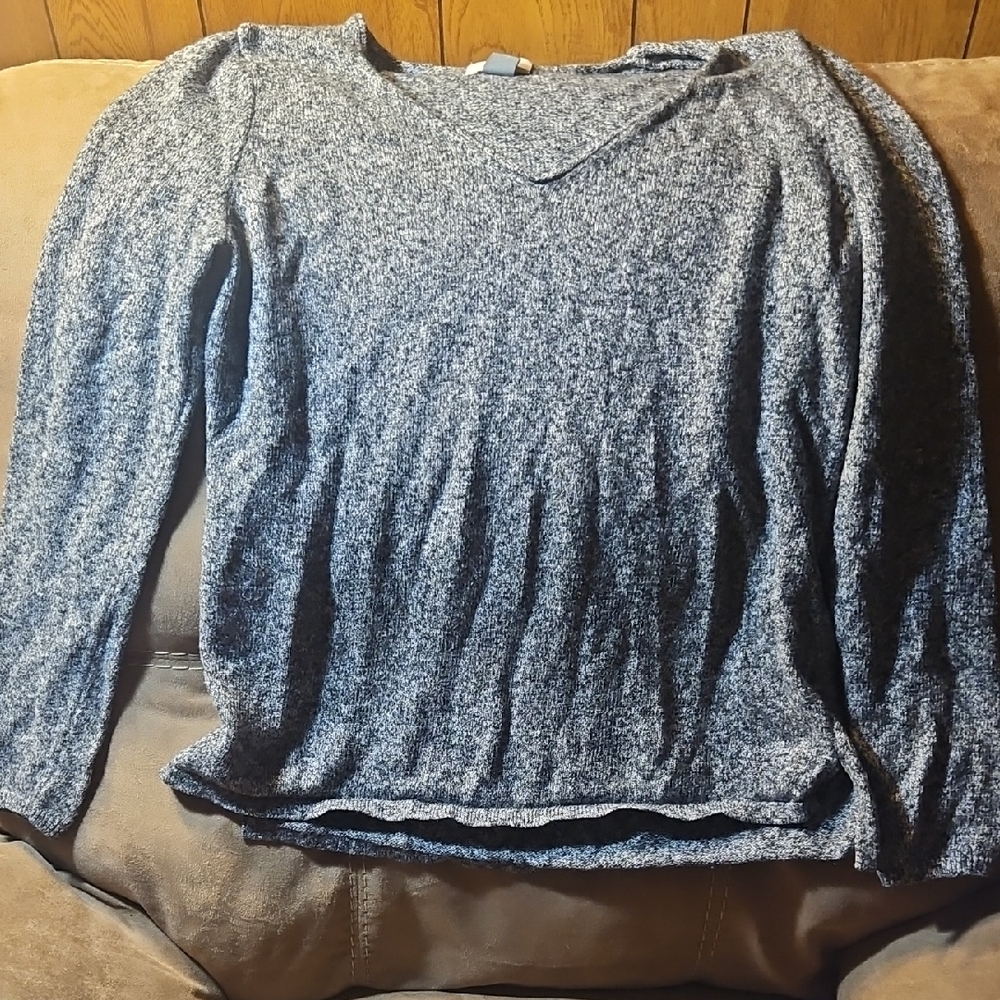 Old Navy Women's Marled Gray Sweater